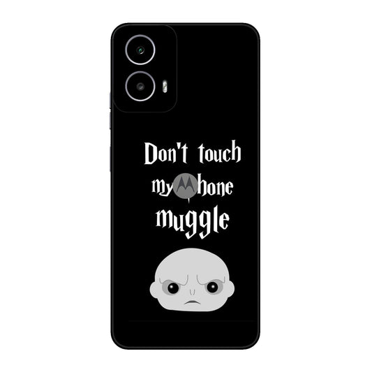 Don't Touch My Phone, Muggle Mobile Skin For Motorola G34 5G