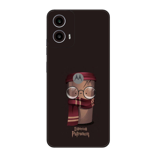 Espresso Patronum Coffee Cup Mobile Skin For Motorola G34 5G