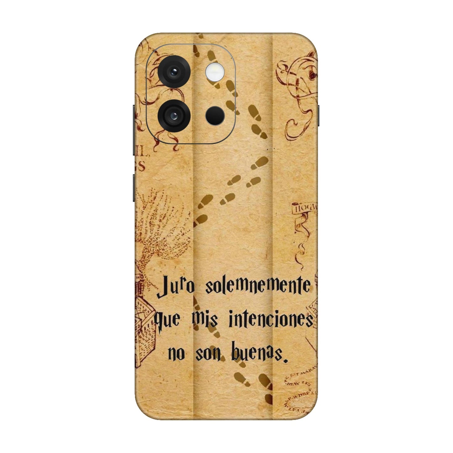 Marauder’s Map Spanish Edition Mobile Skin For OnePlus 13s