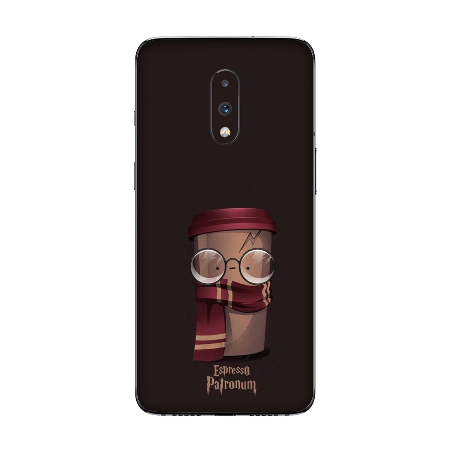 Espresso Patronum Coffee Cup Mobile Skin For OnePlus 7