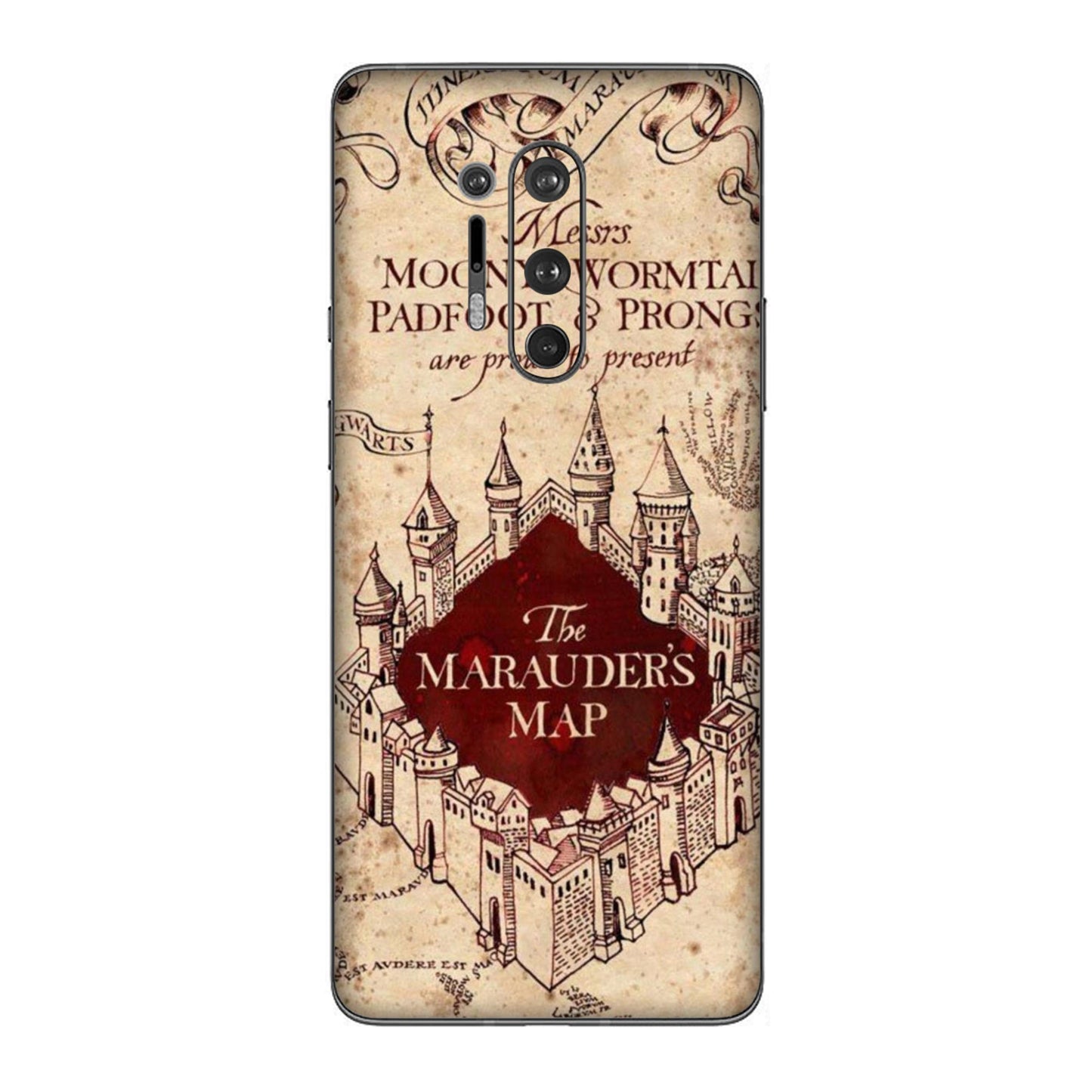 The Marauder's Map Mobile Skin For OnePlus 8 Pro