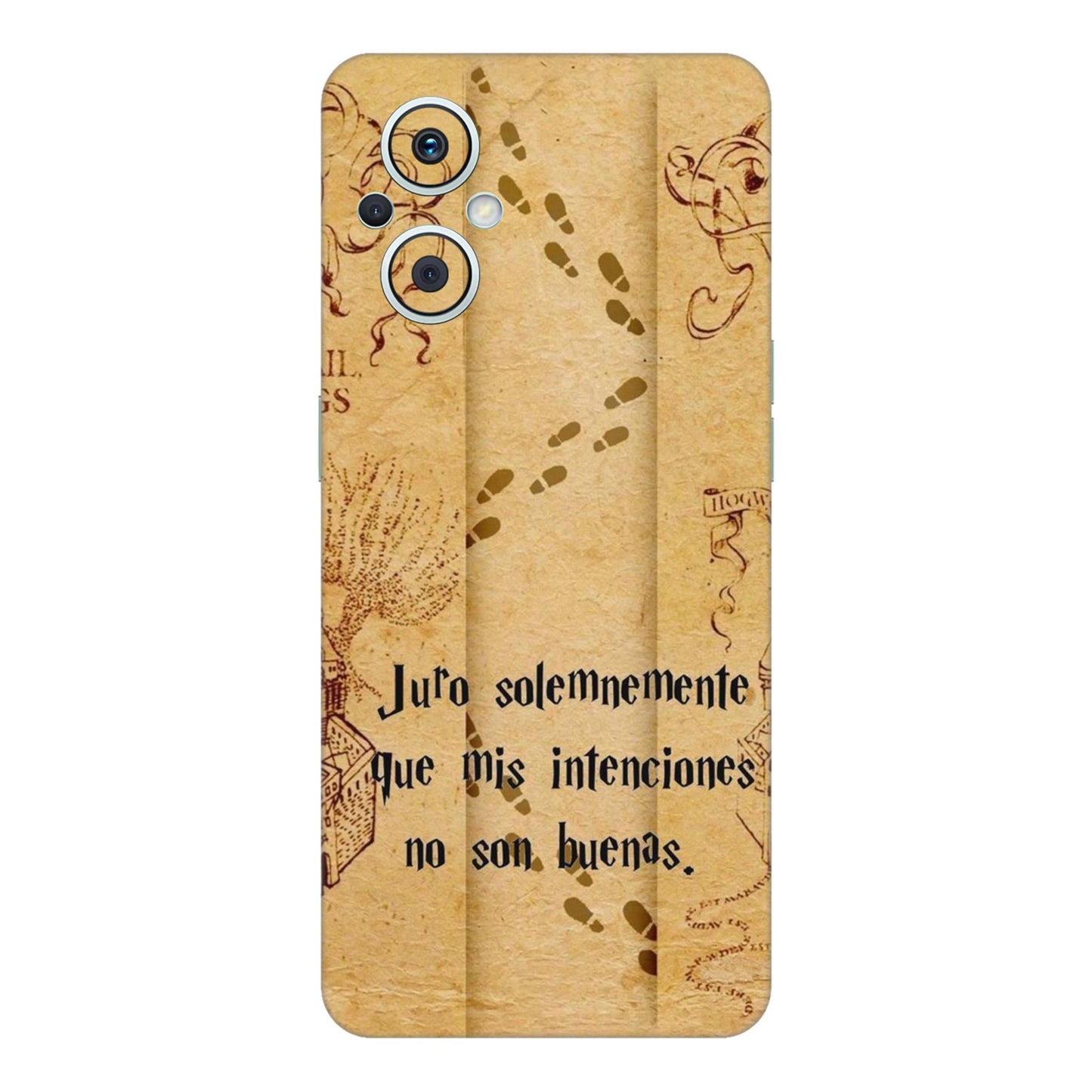 Marauder’s Map Spanish Edition Mobile Skin For Oppo F21s Pro 5G
