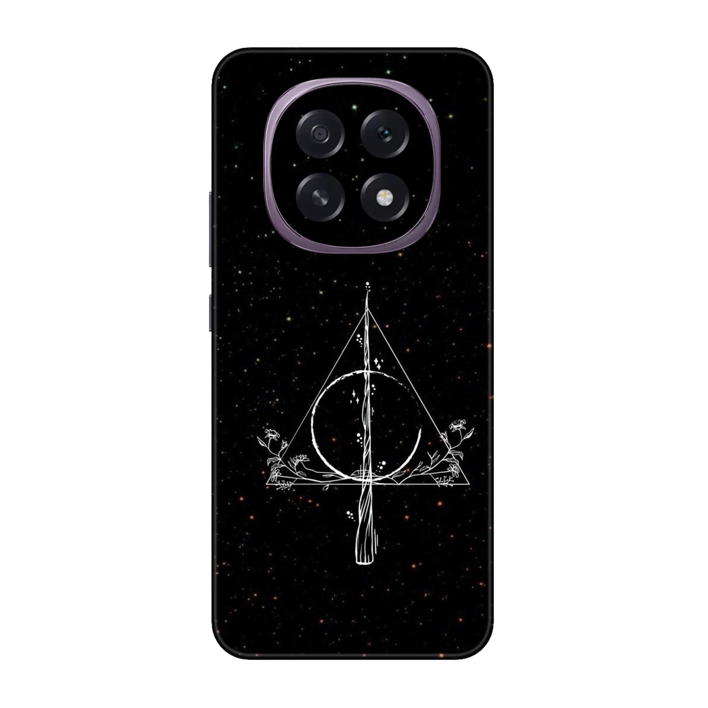 Floral Deathly Hallows Mobile Skin For Oppo F29 5G