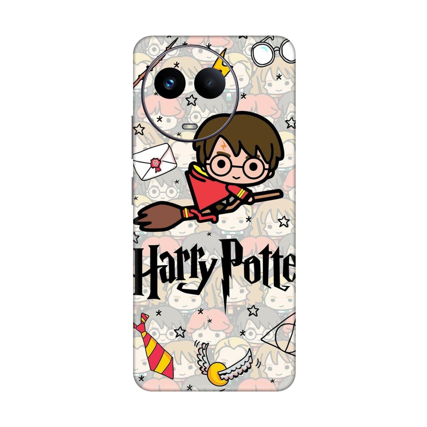 Chibi Harry Potter Magic Icons Mobile Skin For Realme 11 5g