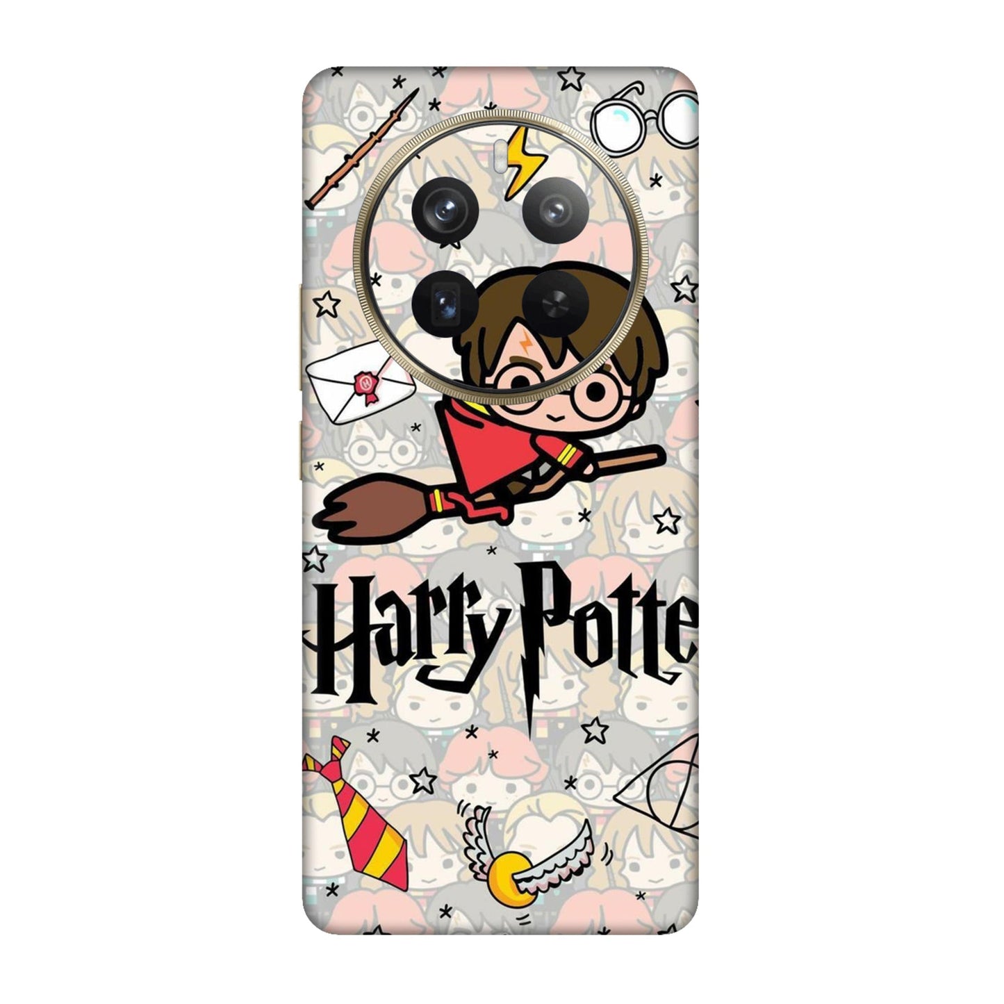 Chibi Harry Potter Magic Icons Mobile Skin For Realme 12 Pro Plus 5g