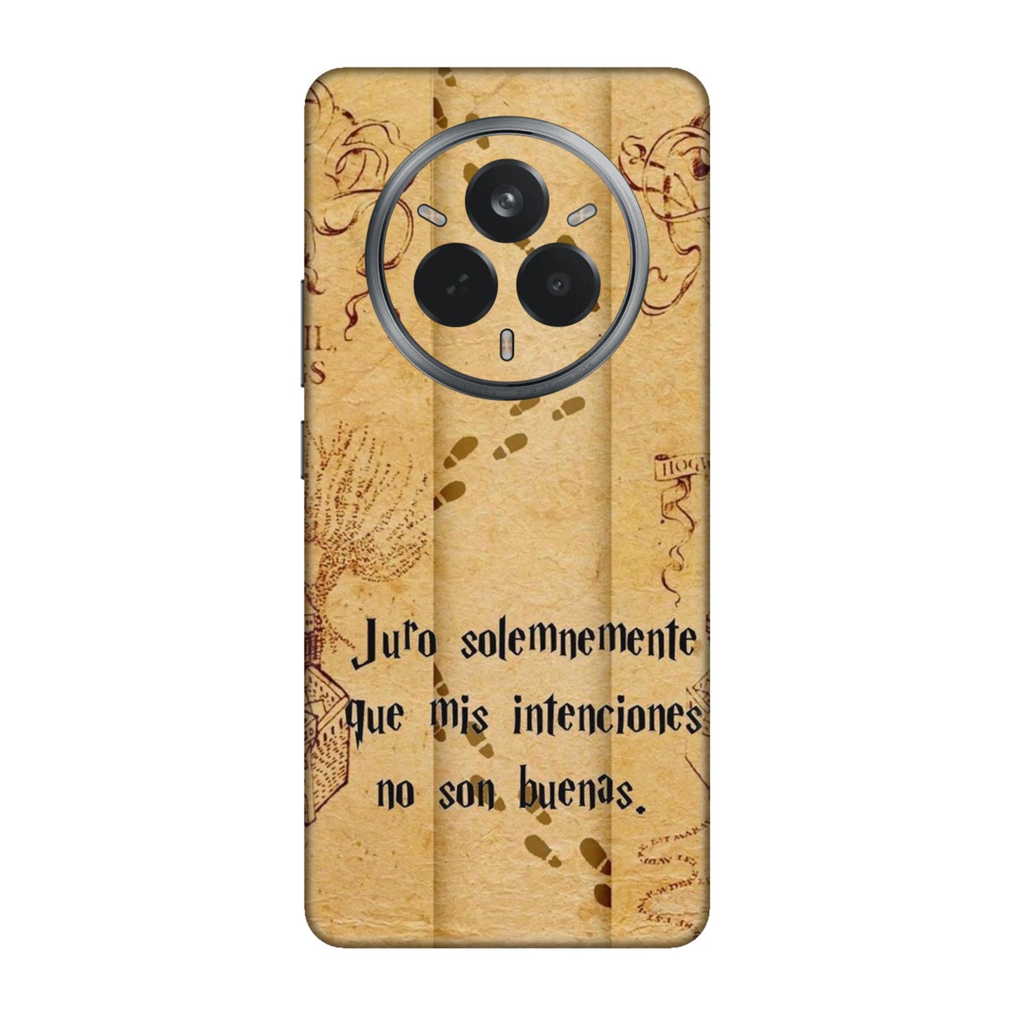 Marauder’s Map Spanish Edition Mobile Skin For Realme 14 Pro 5g
