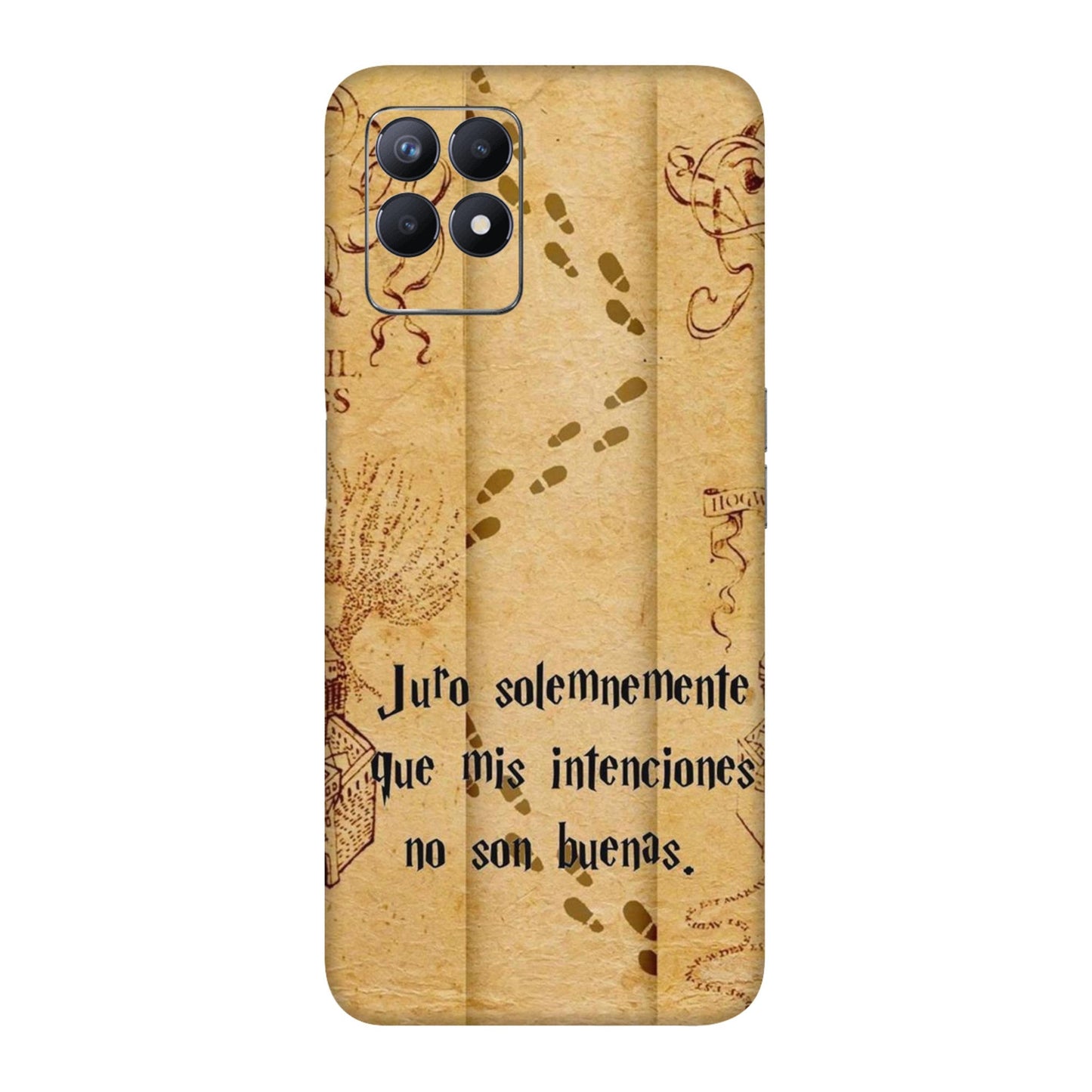 Marauder’s Map Spanish Edition Mobile Skin For Realme 8i