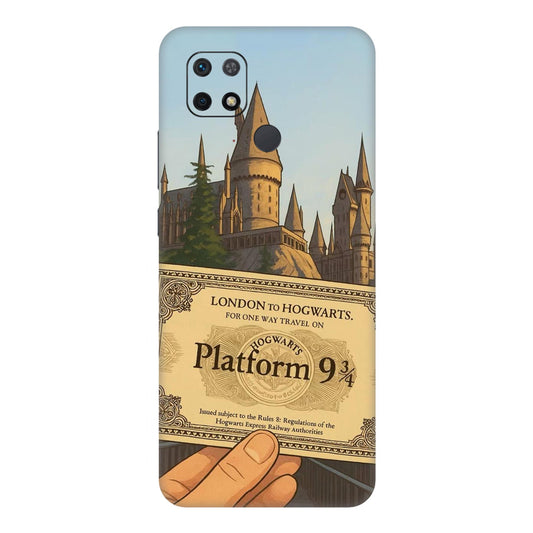 Hogwarts Express Ticket Mobile Skin For Redmi 10