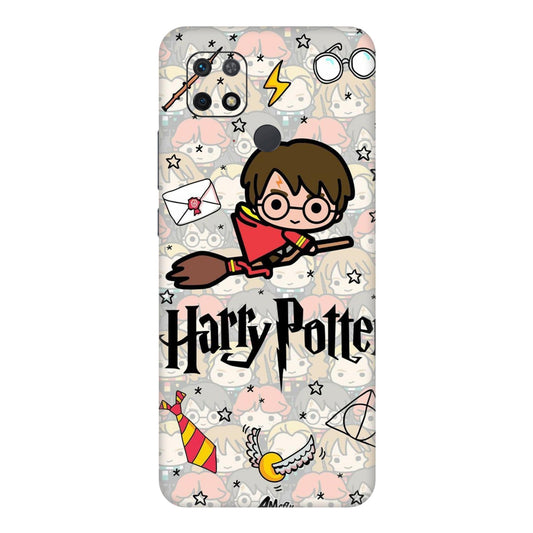 Chibi Harry Potter Magic Icons Mobile Skin For Redmi 10