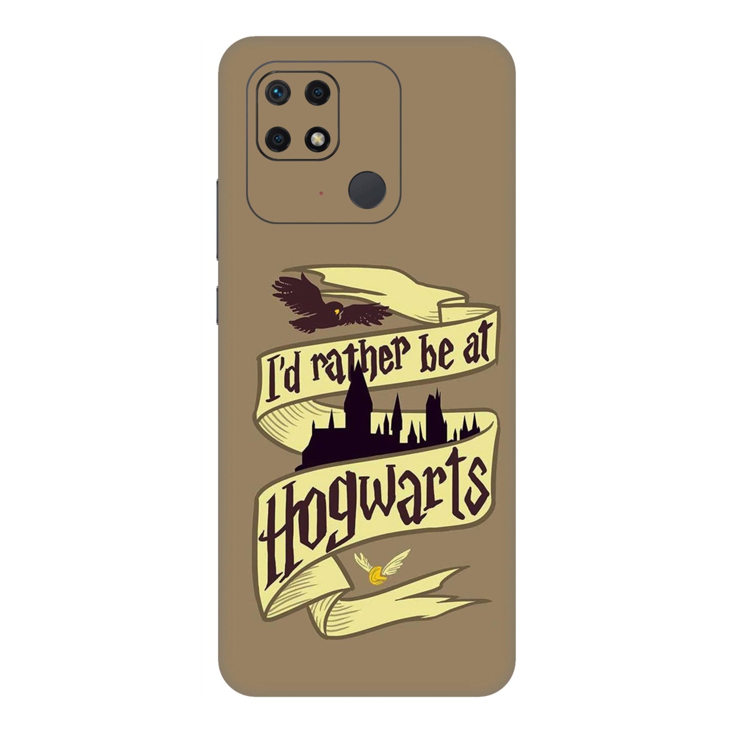 I'd Rather Be at Hogwarts Mobile Skin For Redmi 10 Power