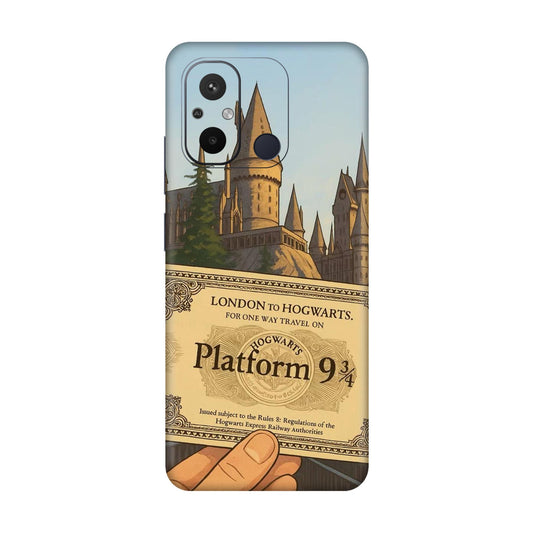 Hogwarts Express Ticket Mobile Skin For Redmi 12C