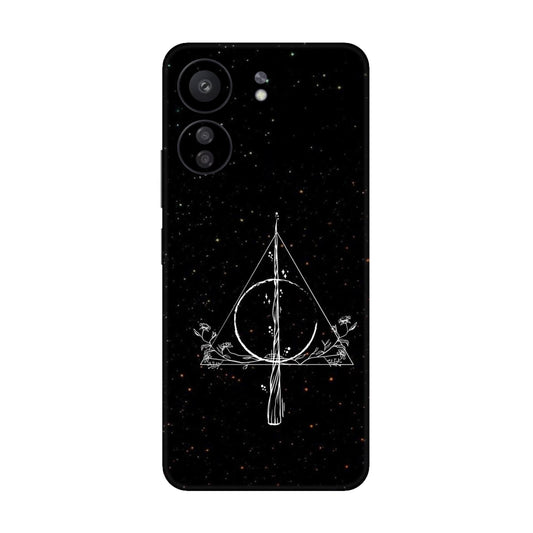Floral Deathly Hallows Mobile Skin For Redmi 13C