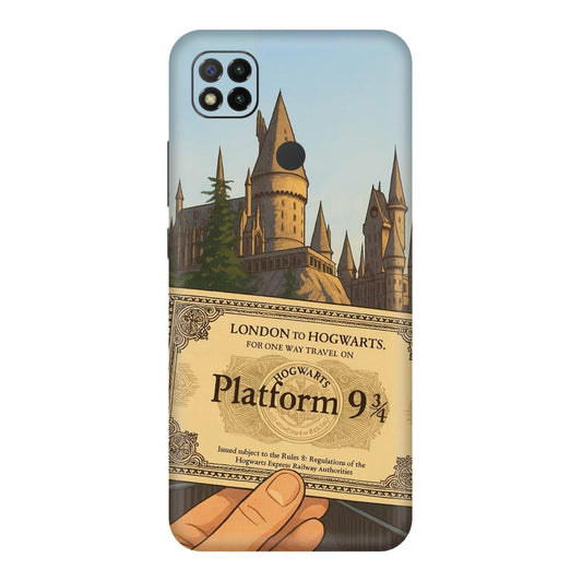 Hogwarts Express Ticket Mobile Skin For Redmi 9 Activ