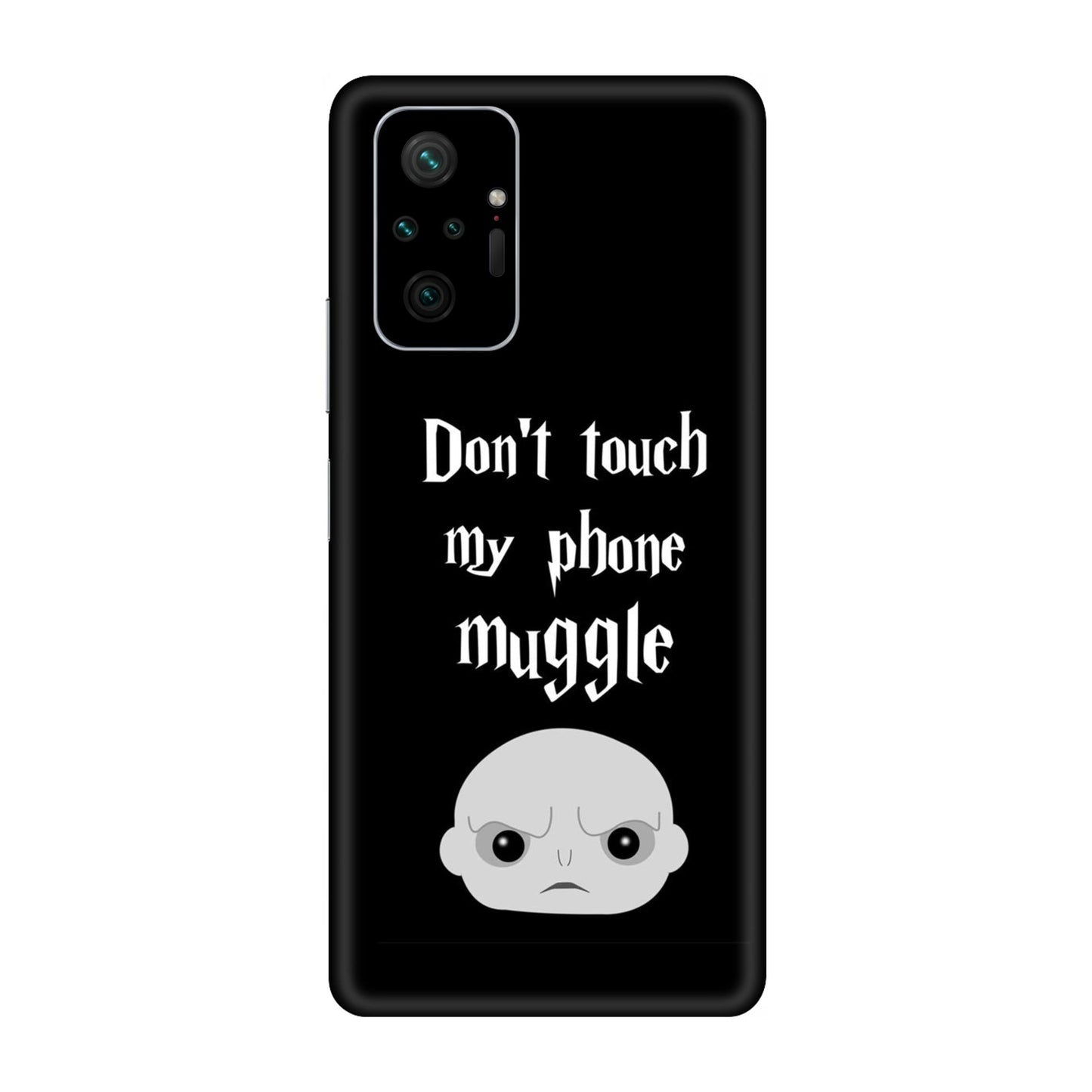Don't Touch My Phone, Muggle Mobile Skin For Redmi Note 10 Pro Max