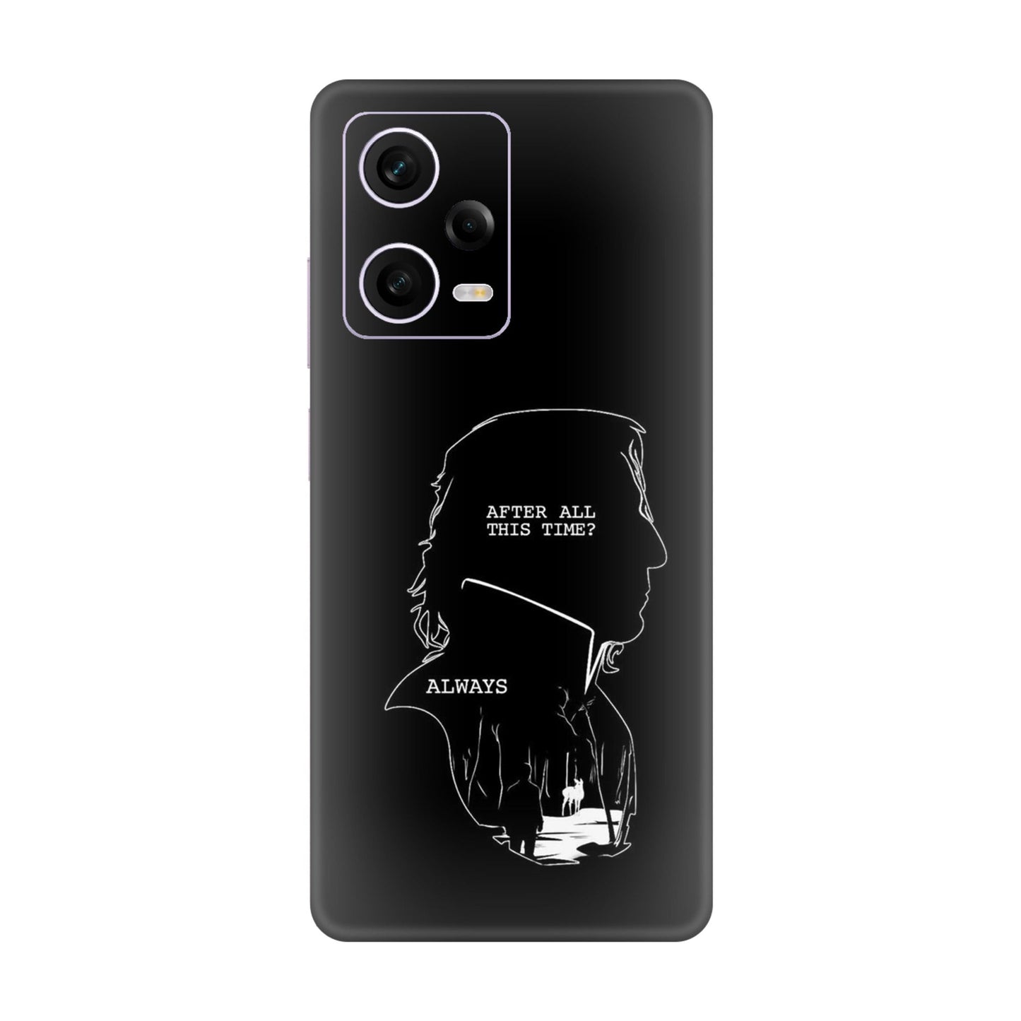 Severus Snape Always Silhouette Mobile Skin For Redmi Note 12 Pro 5g