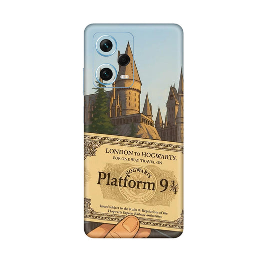 Hogwarts Express Ticket Mobile Skin For Redmi Note 12 Pro Plus 5g