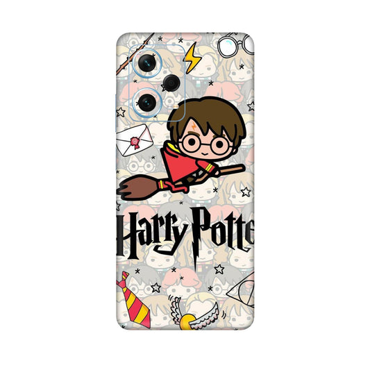 Chibi Harry Potter Magic Icons Mobile Skin For Redmi Note 12 Pro Plus 5g
