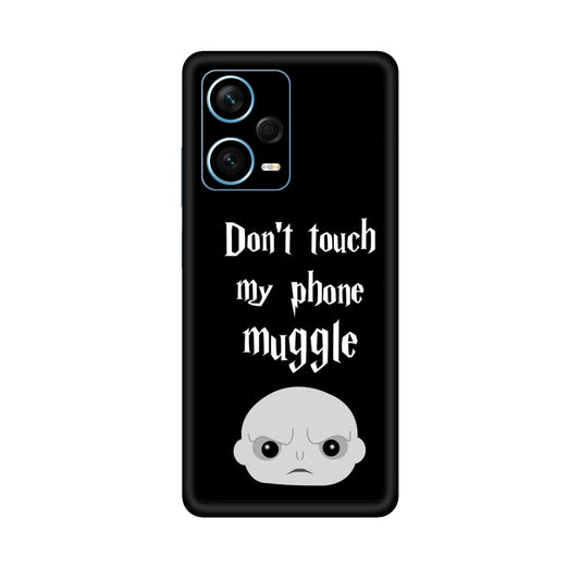 Don't Touch My Phone, Muggle Mobile Skin For Redmi Note 12 Pro Plus 5g