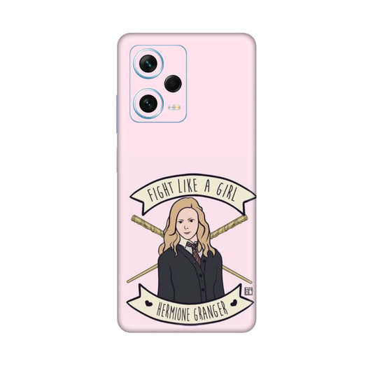 Fight Like a Girl Mobile Skin For Redmi Note 12 Pro Plus 5g