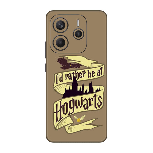 I'd Rather Be at Hogwarts Mobile Skin For Redmi Note 14 5g