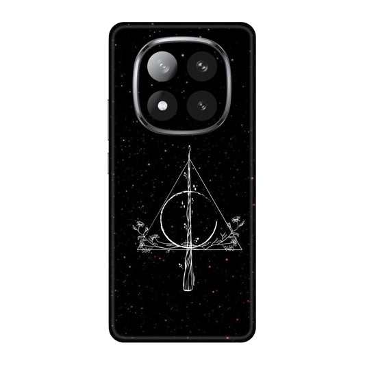 Floral Deathly Hallows Mobile Skin For Redmi Note 14 Pro Plus 5g