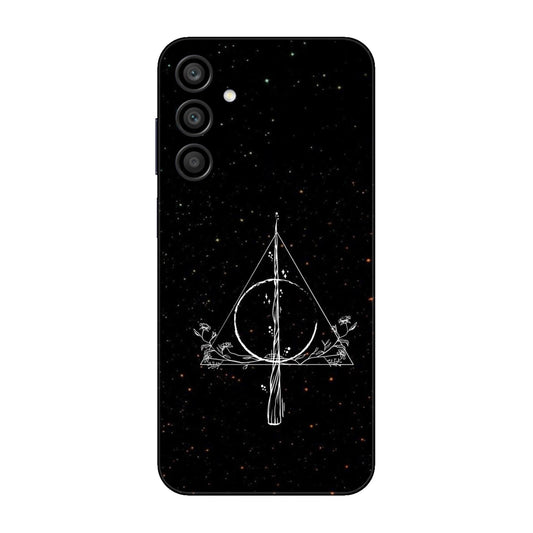 Floral Deathly Hallows Mobile Skin For Samsung Galaxy A25 5g