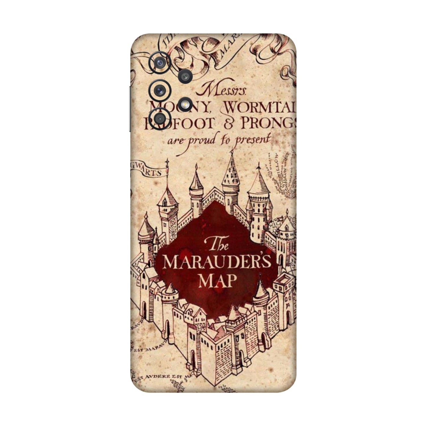 The Marauder's Map Mobile Skin For Samsung Galaxy A32