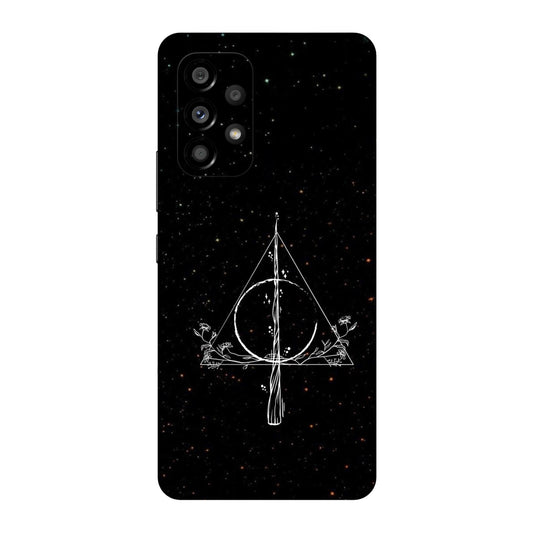 Floral Deathly Hallows Mobile Skin For Samsung Galaxy A53 5g