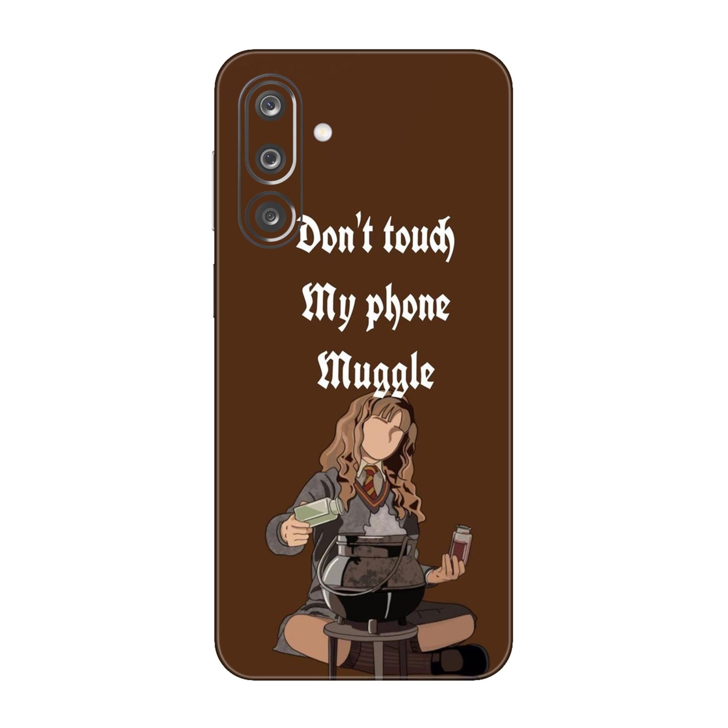 Hermione Don’t Touch My Phone, Muggle Mobile Skin For Samsung Galaxy M36 5g