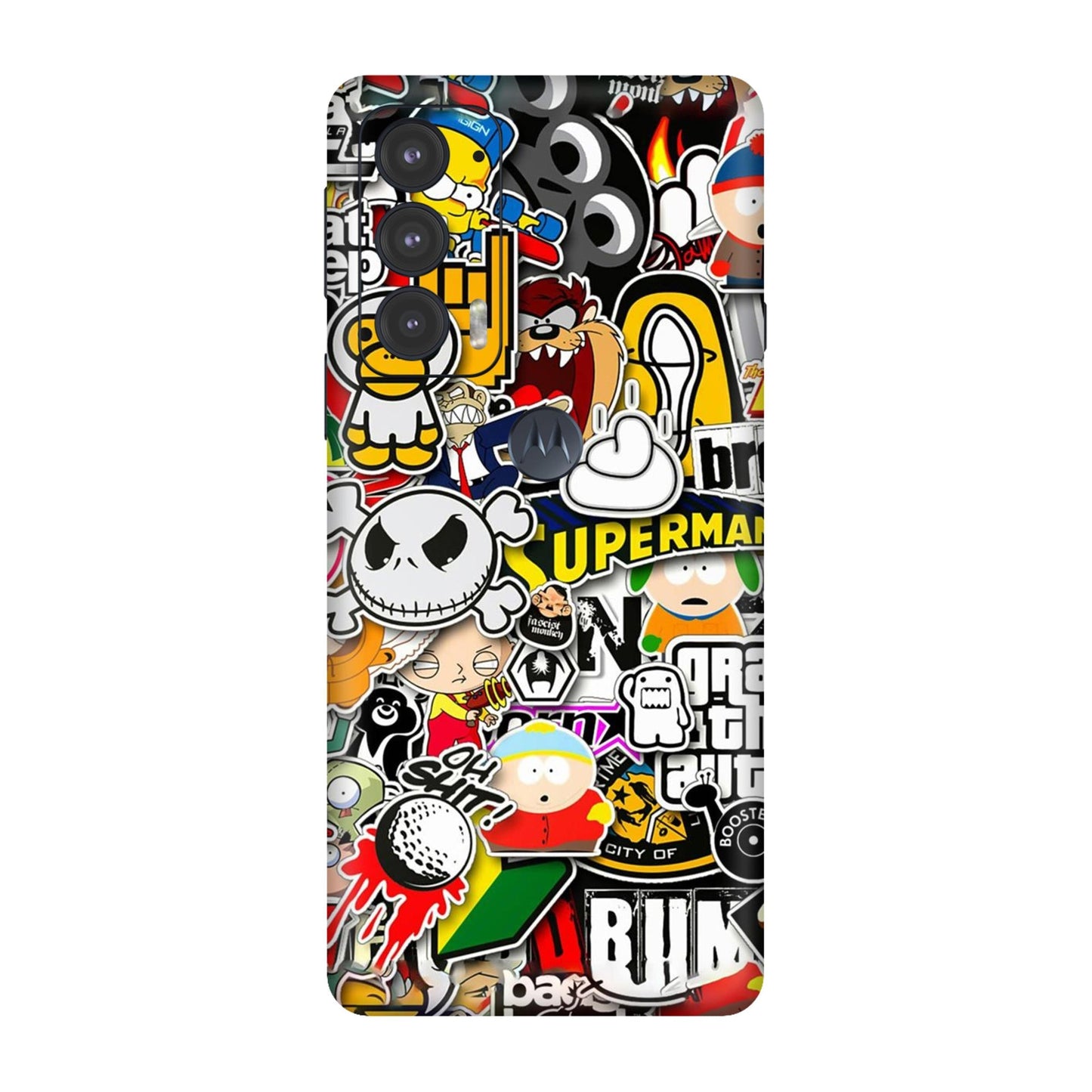 Sukuna Tongue Out Energy Mobile Skin For Motorola Edge 20