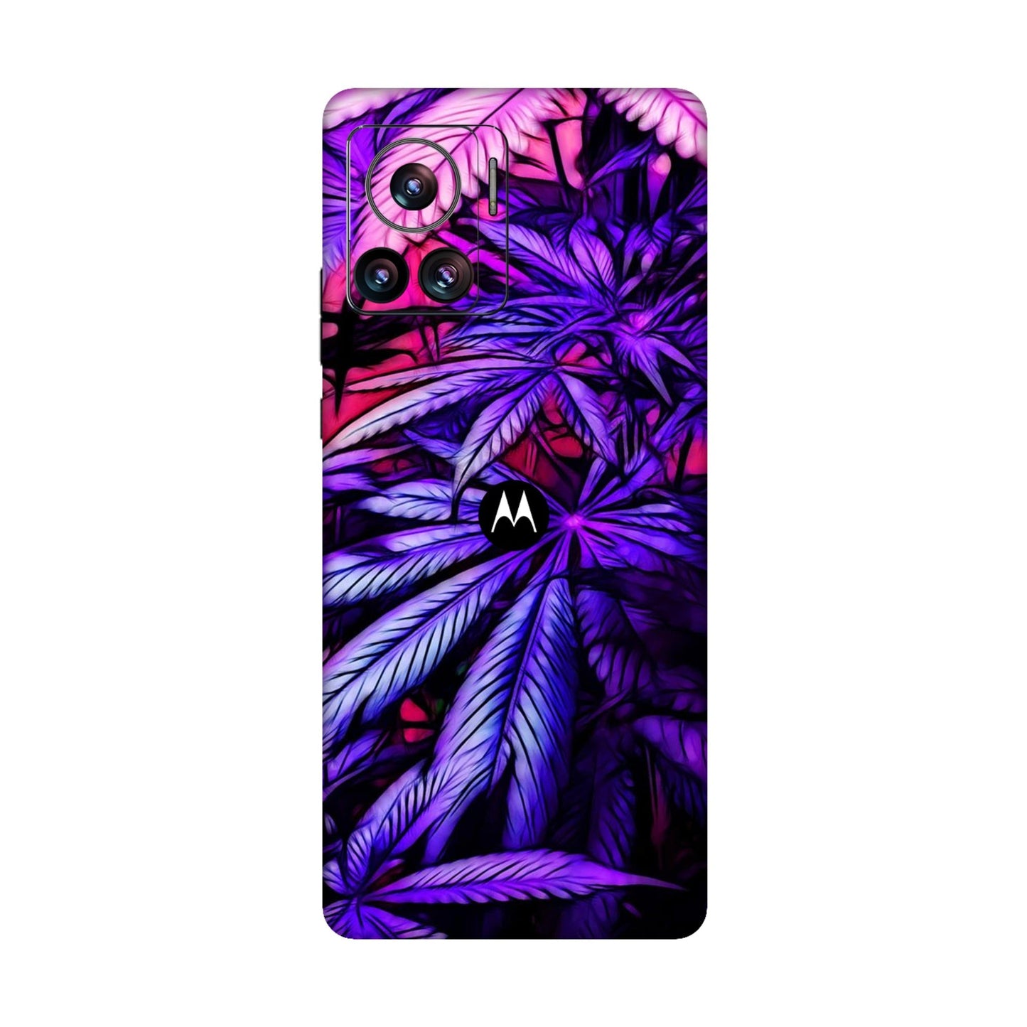 Neon Purple Herb Mobile Skin For Motorola Edge 30 Ultra