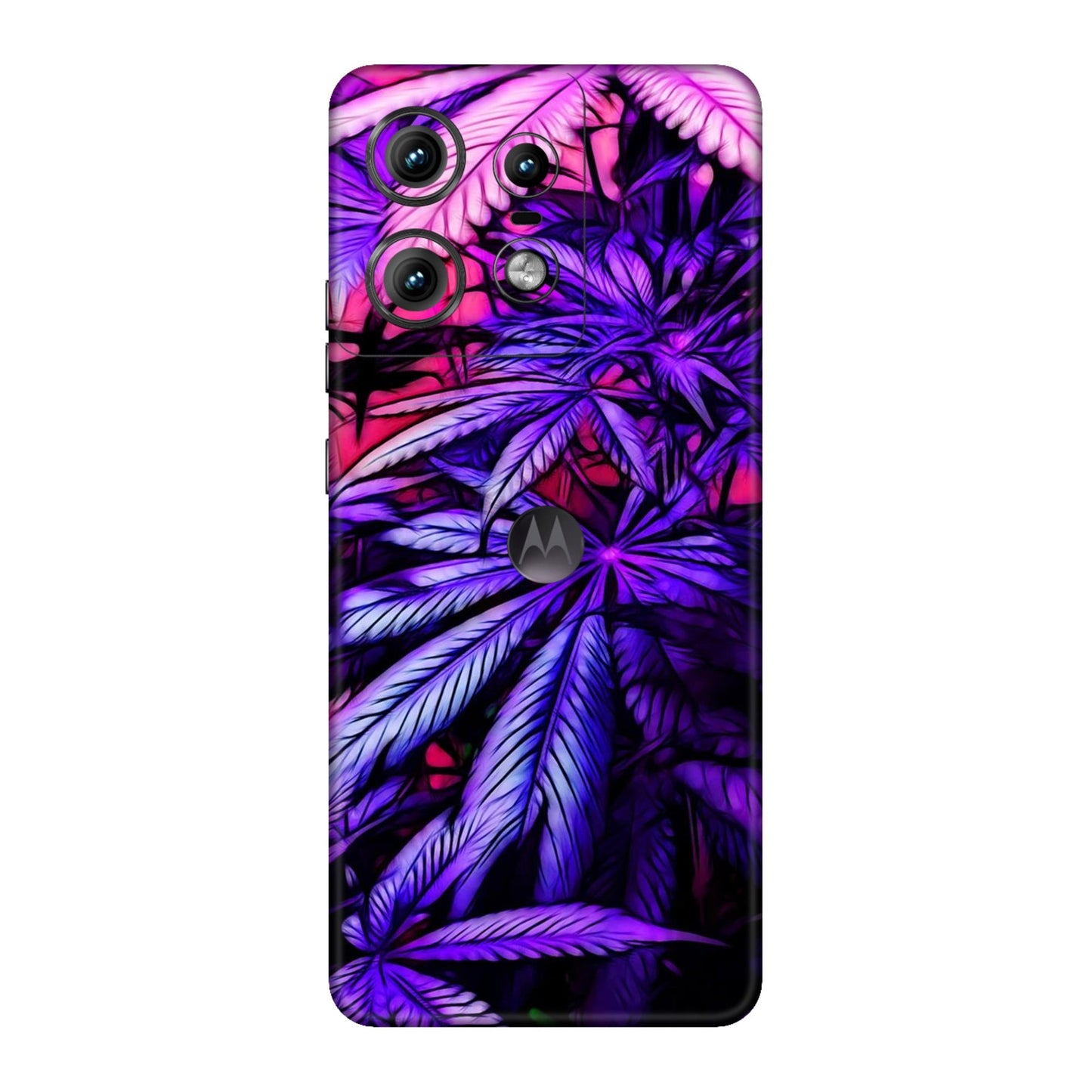 Pron Purple Herb Mobile Skin For Motorola Edge 50 Pro