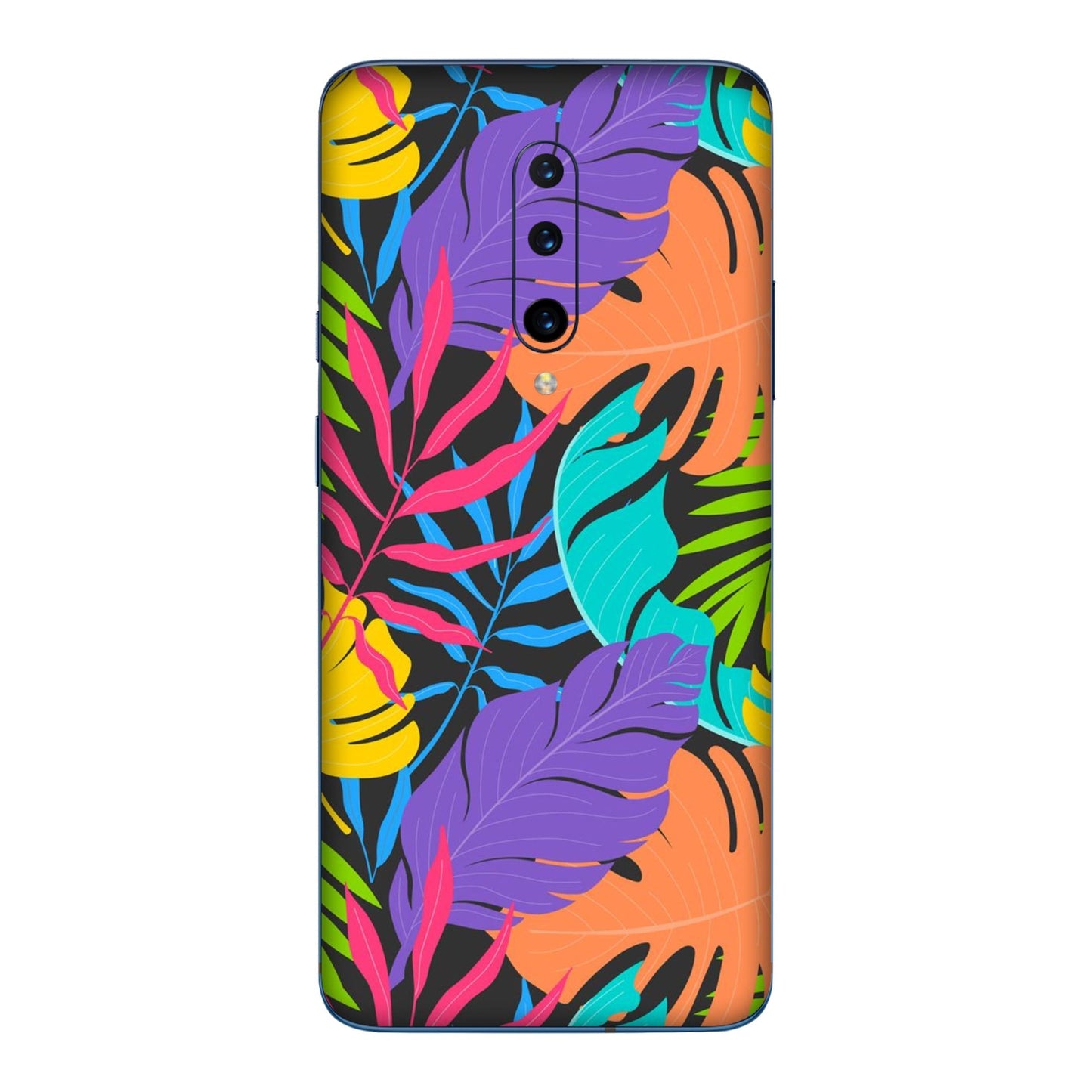 Neon Jungle Leaves Mobile Skin For OnePlus 7 Pro