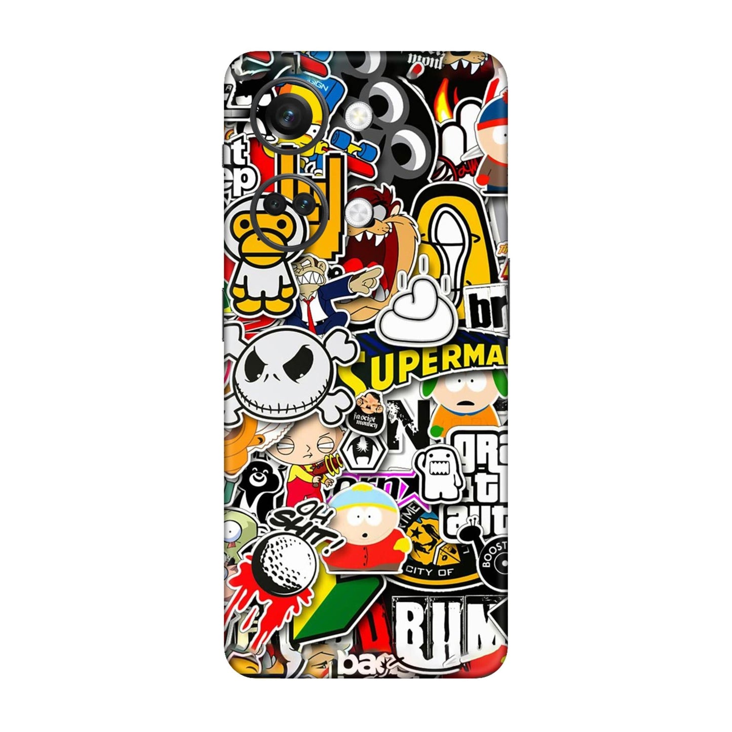 Sukuna Tongue Out Energy Mobile Skin For OnePlus Nord 3