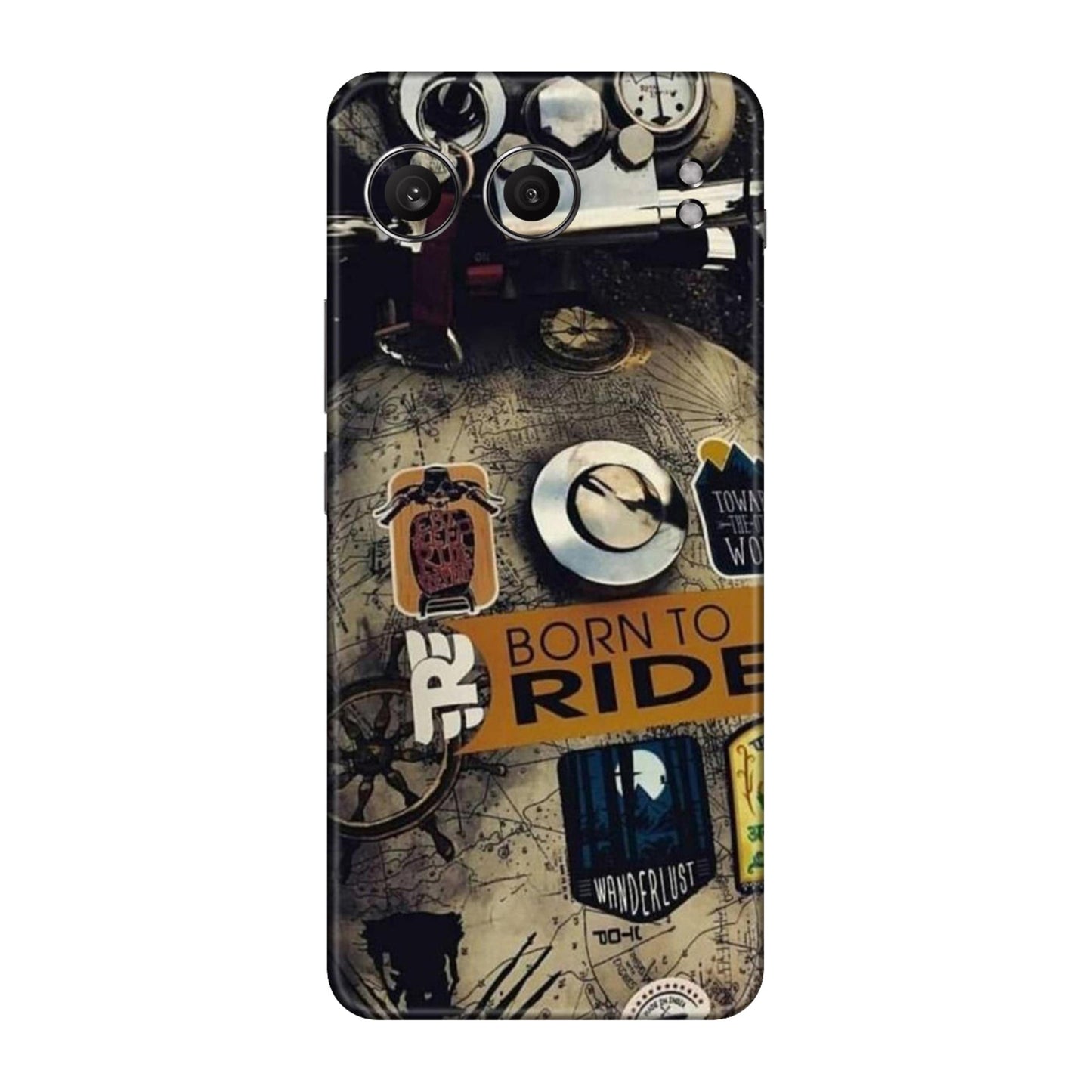 Born to Ride World Map Mobile Skin For OnePlus Nord 4
