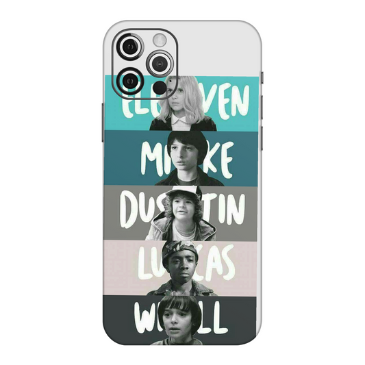 Stranger Things Eleven & Friends Mobile Skin For iPhone 12 Pro