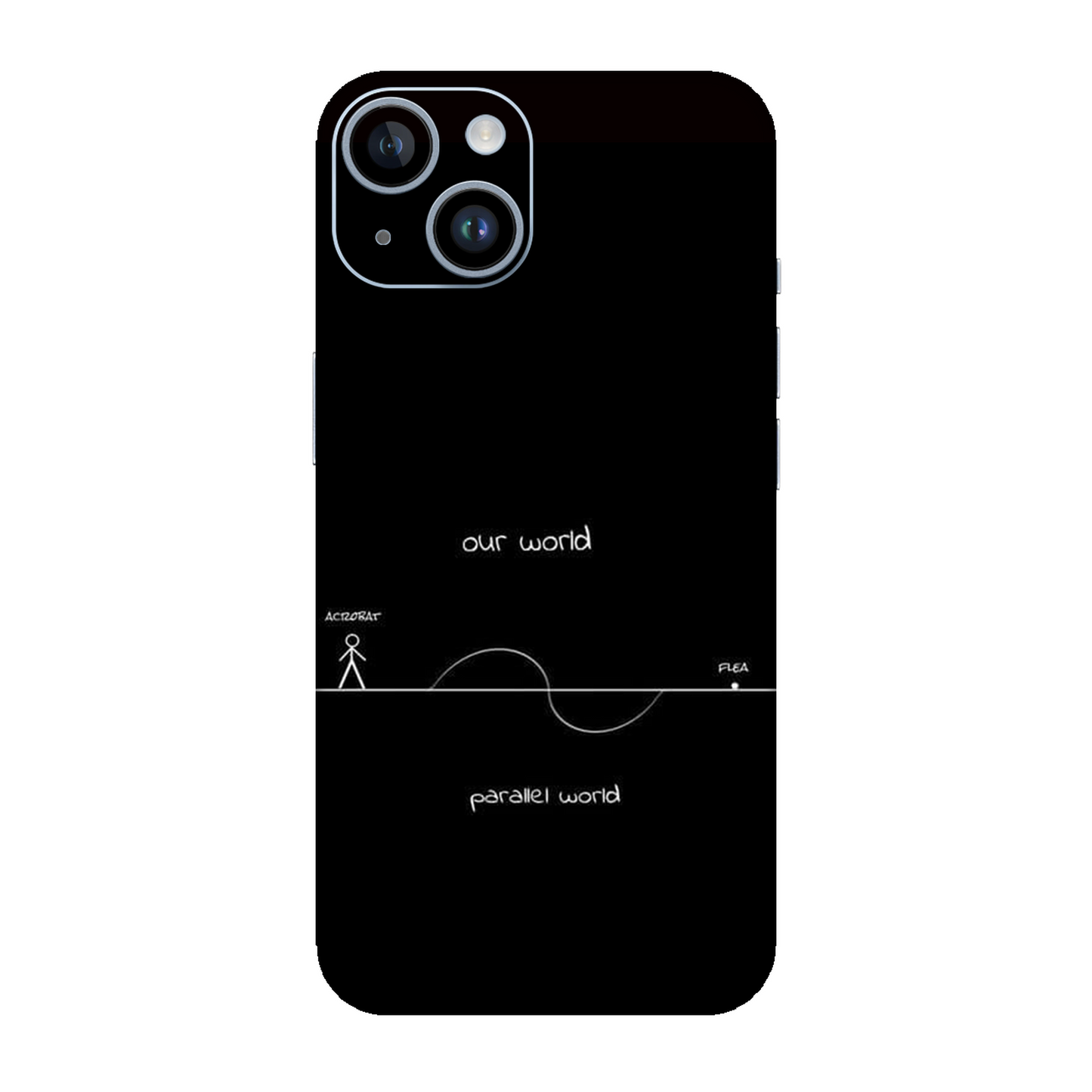 Upside Down Mobile Skin For iPhone 14
