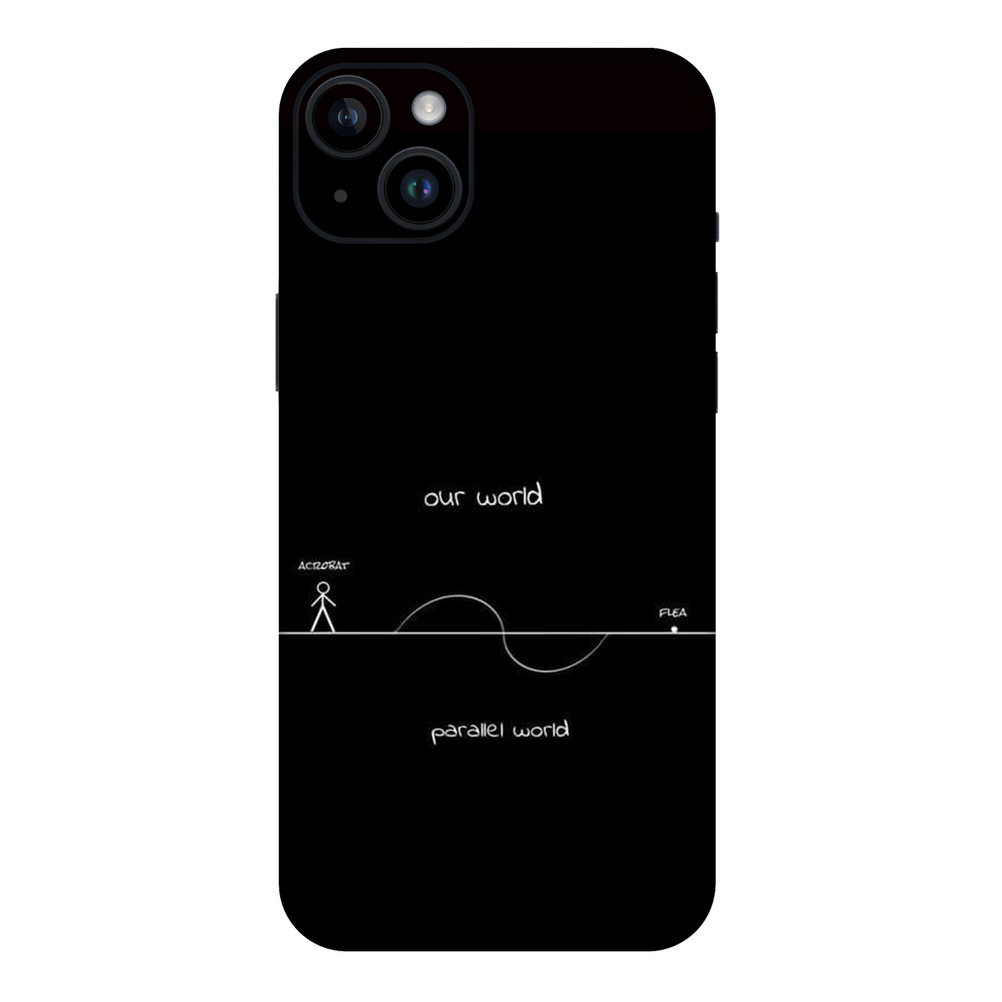 Upside Down Mobile Skin For iPhone 14 Plus