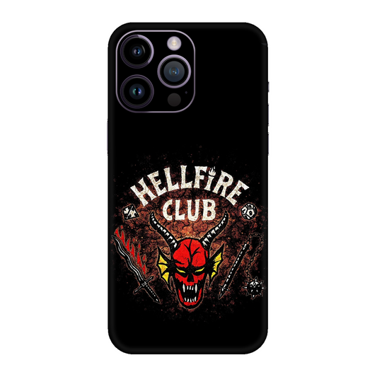 Hawkins Hellfire Club Mobile Skin For iPhone 14 Pro
