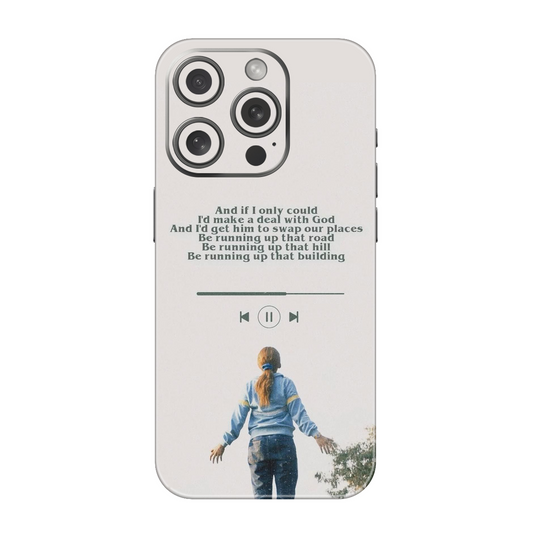 Stranger Things Running Up Mobile Skin For iPhone 15 Pro
