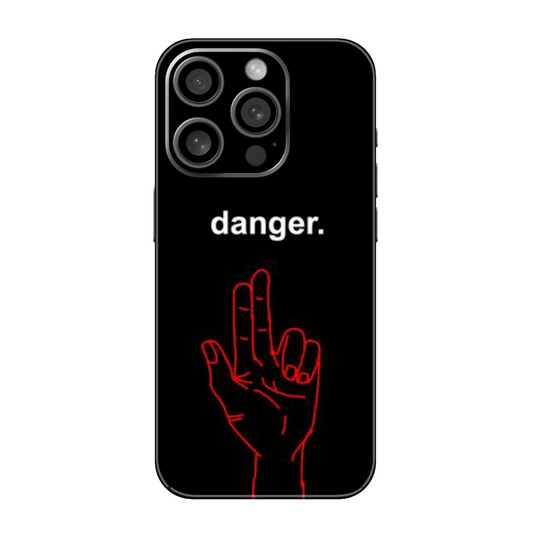 Danger Signal Mobile Skin For iPhone 15 Pro