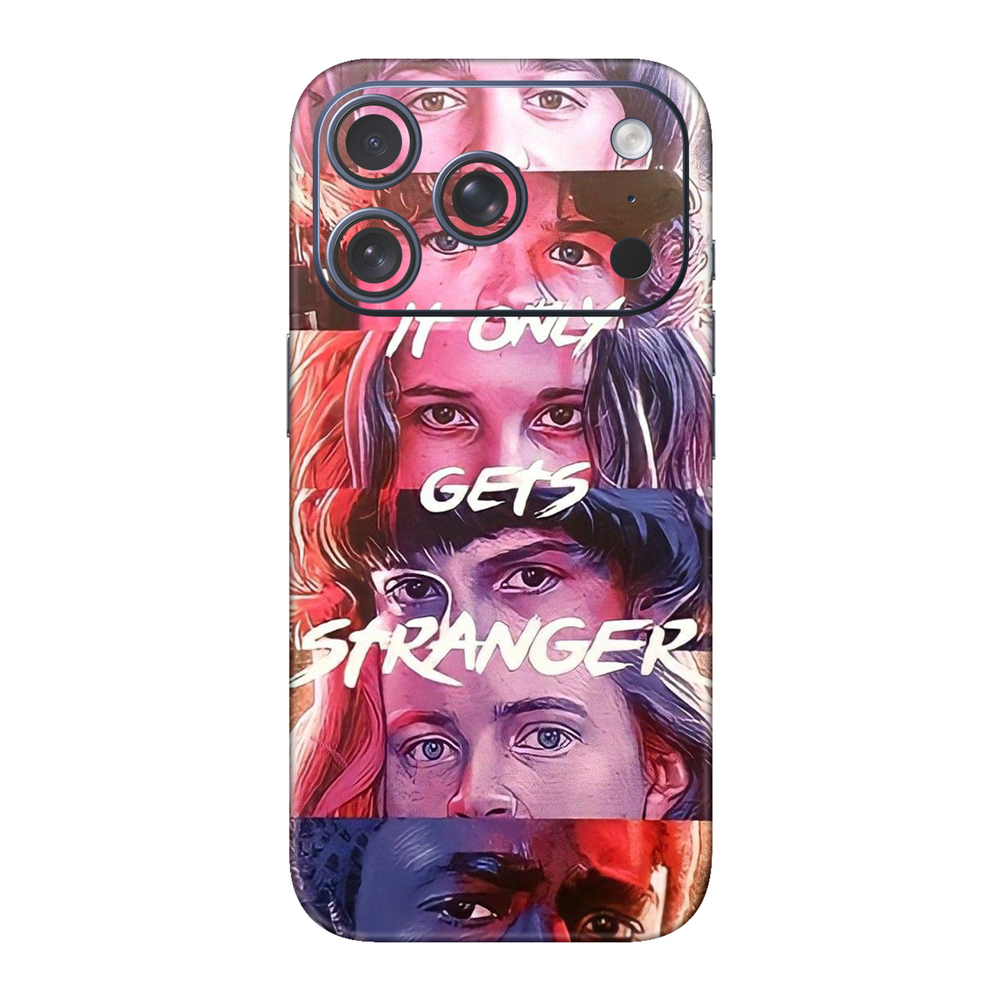 Stranger Things Squad Mobile Skin For iPhone 17 Pro