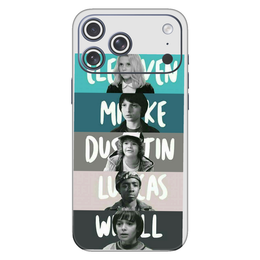Stranger Things Eleven & Friends Mobile Skin For iPhone 17 Pro Max