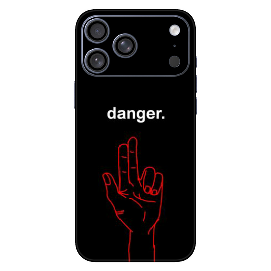 Danger Signal Mobile Skin For iPhone 17 Pro Max
