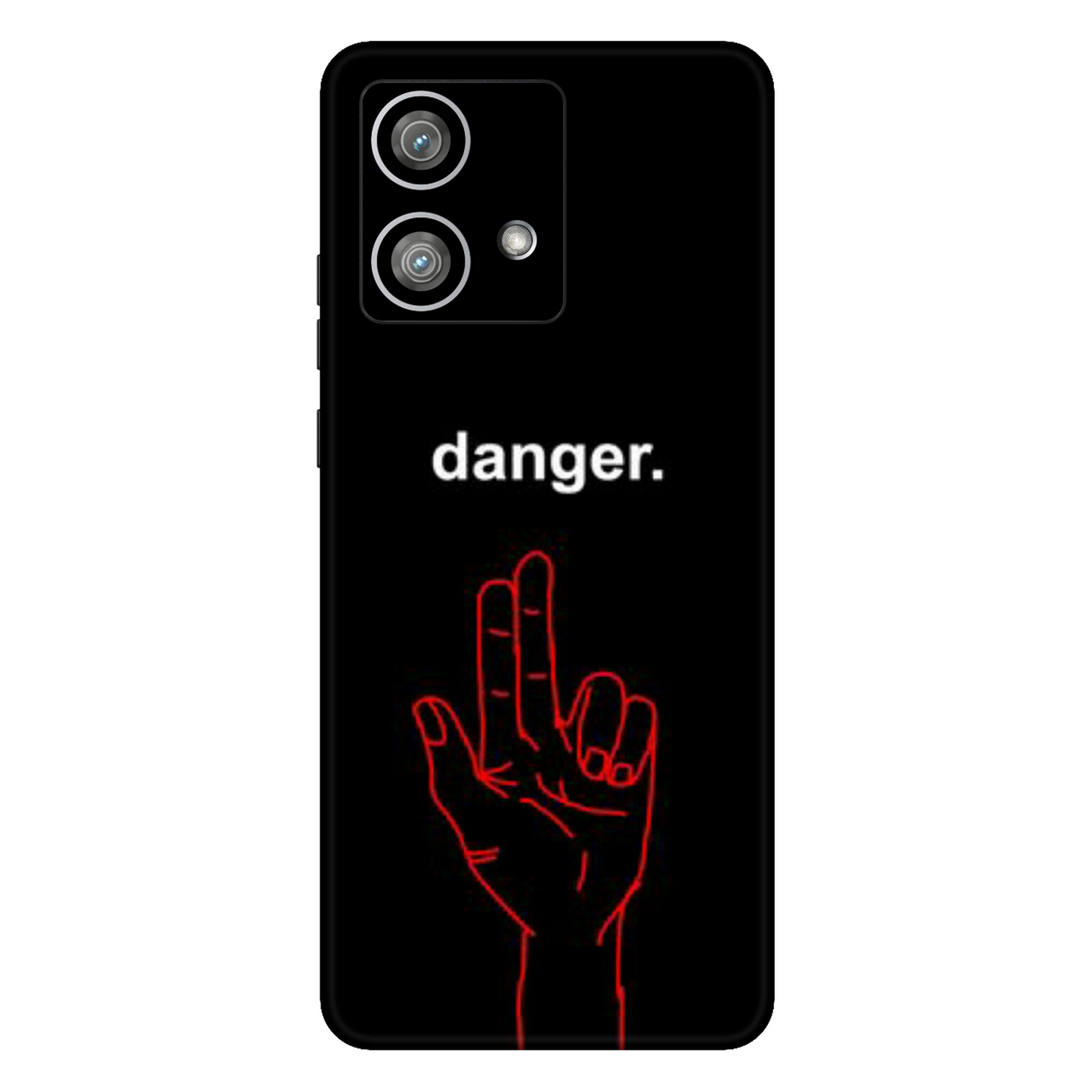 Danger Signal Mobile Skin For Motorola Edge 40 Neo