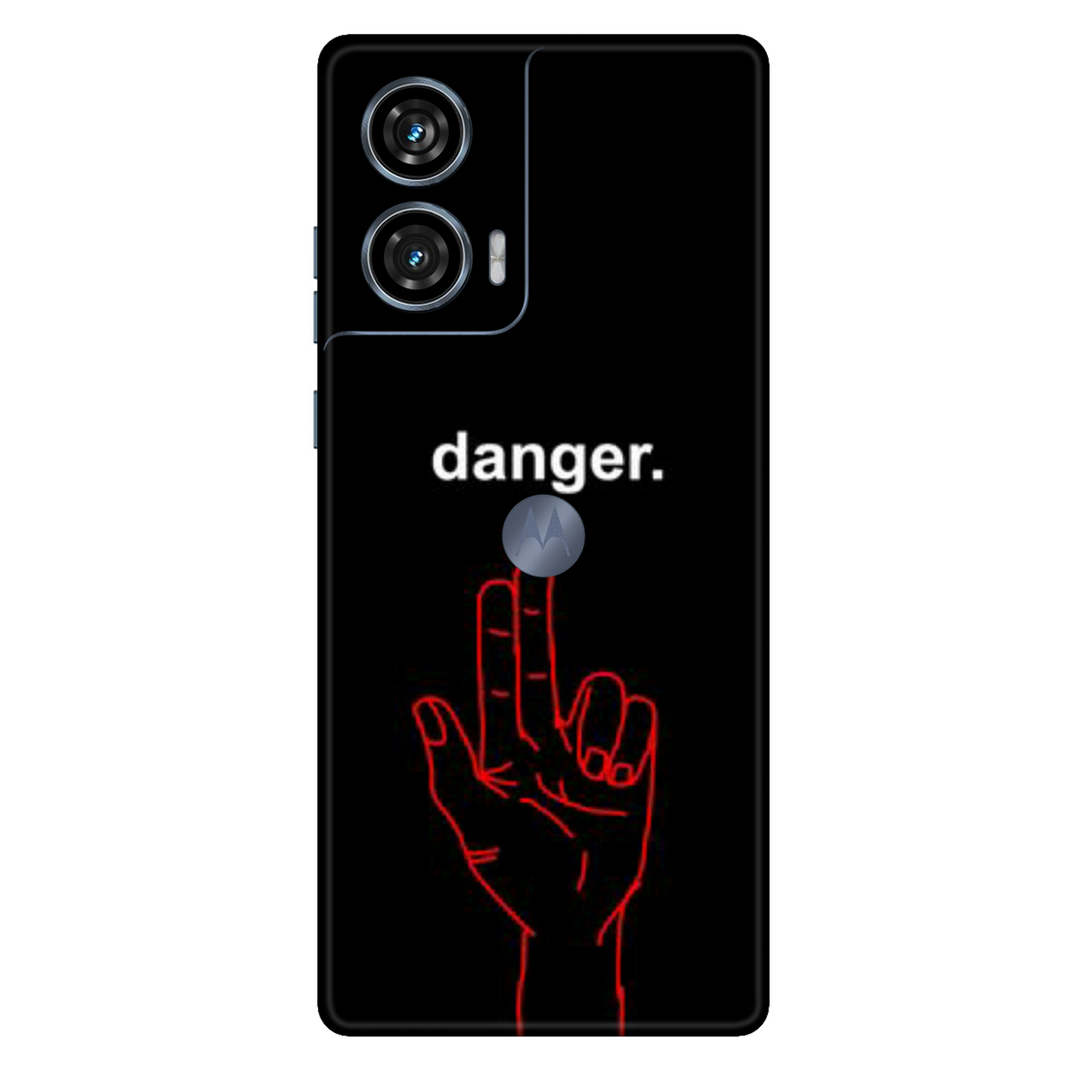 Danger Signal Mobile Skin For Motorola Edge 50 Fusion