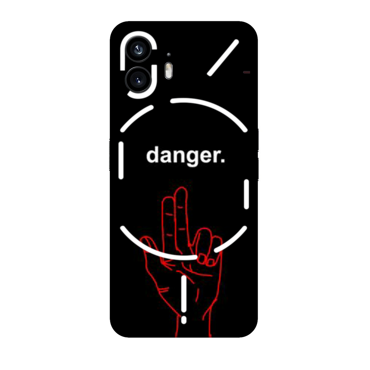 Danger Signal Mobile Skin For Nothing Phone 2