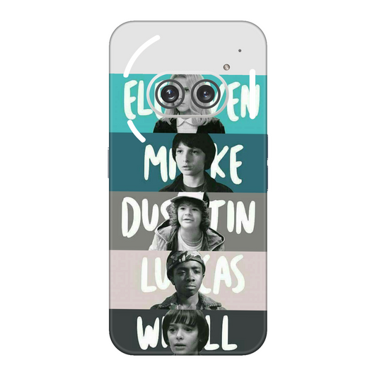 Stranger Things Eleven & Friends Mobile Skin For Nothing Phone 2a