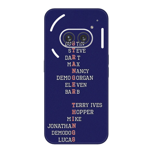 Stranger Things Name Stack Mobile Skin For Nothing Phone 2a